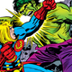 Ikaris goes toe-to-toe with the Hulk on the cover of Eternals #15.